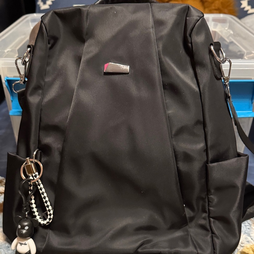 Elegant Black Women's Backpack